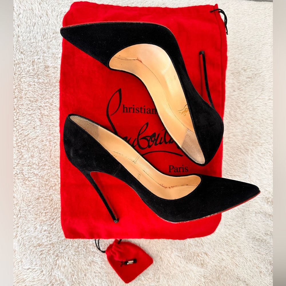 Christian Louboutin Black So Kate Sude 36.5